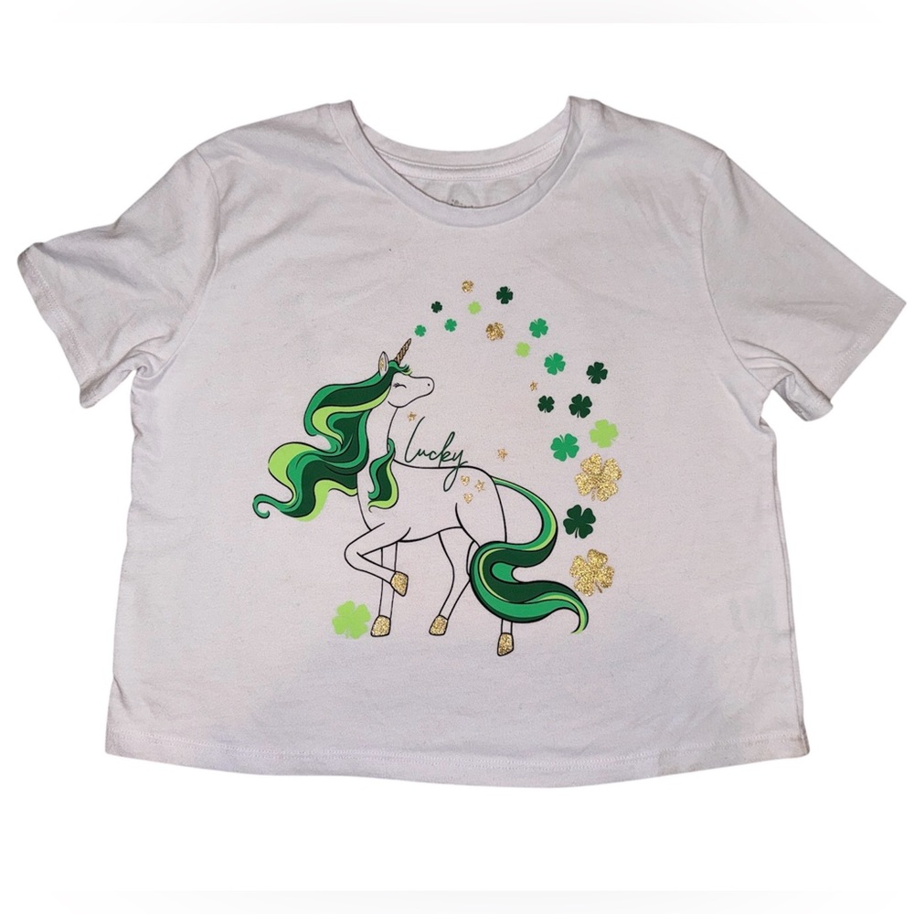 Girls St. Patrick’s Day Lucky Unicorn and clovers by Celebrate!
